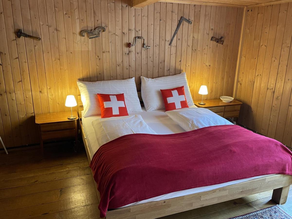 Swisshut Stunning Views Alps Lake - Chalet Erli Därligen Εξωτερικό φωτογραφία
