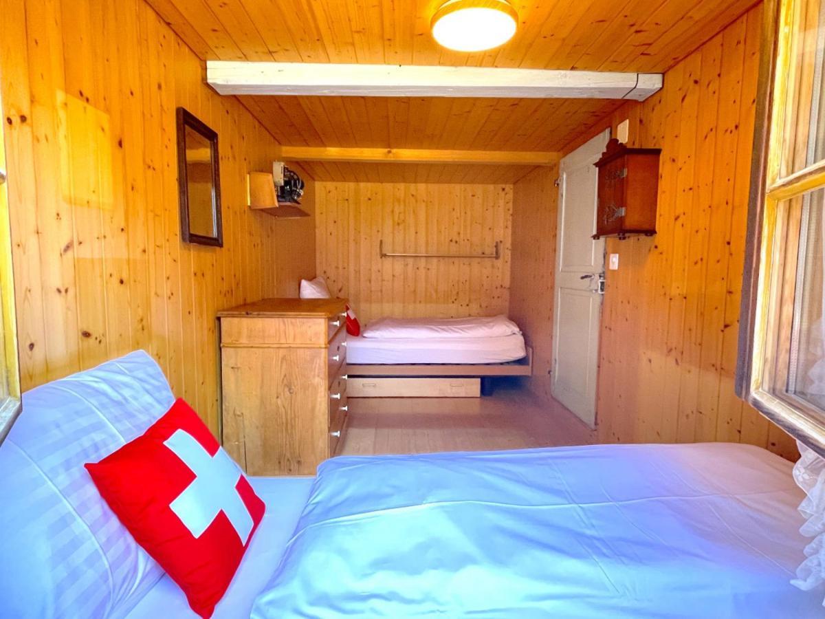 Swisshut Stunning Views Alps Lake - Chalet Erli Därligen Εξωτερικό φωτογραφία