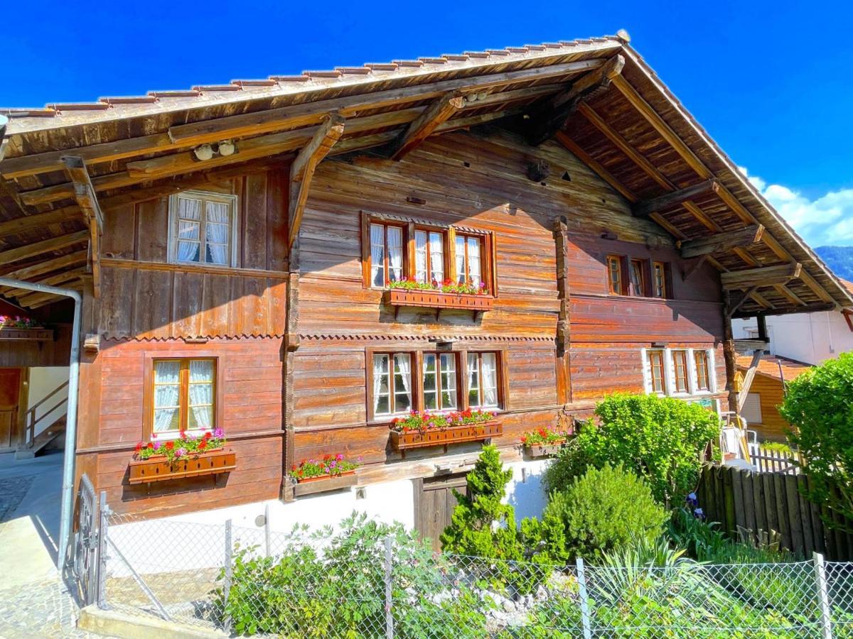 Swisshut Stunning Views Alps Lake - Chalet Erli Därligen Εξωτερικό φωτογραφία