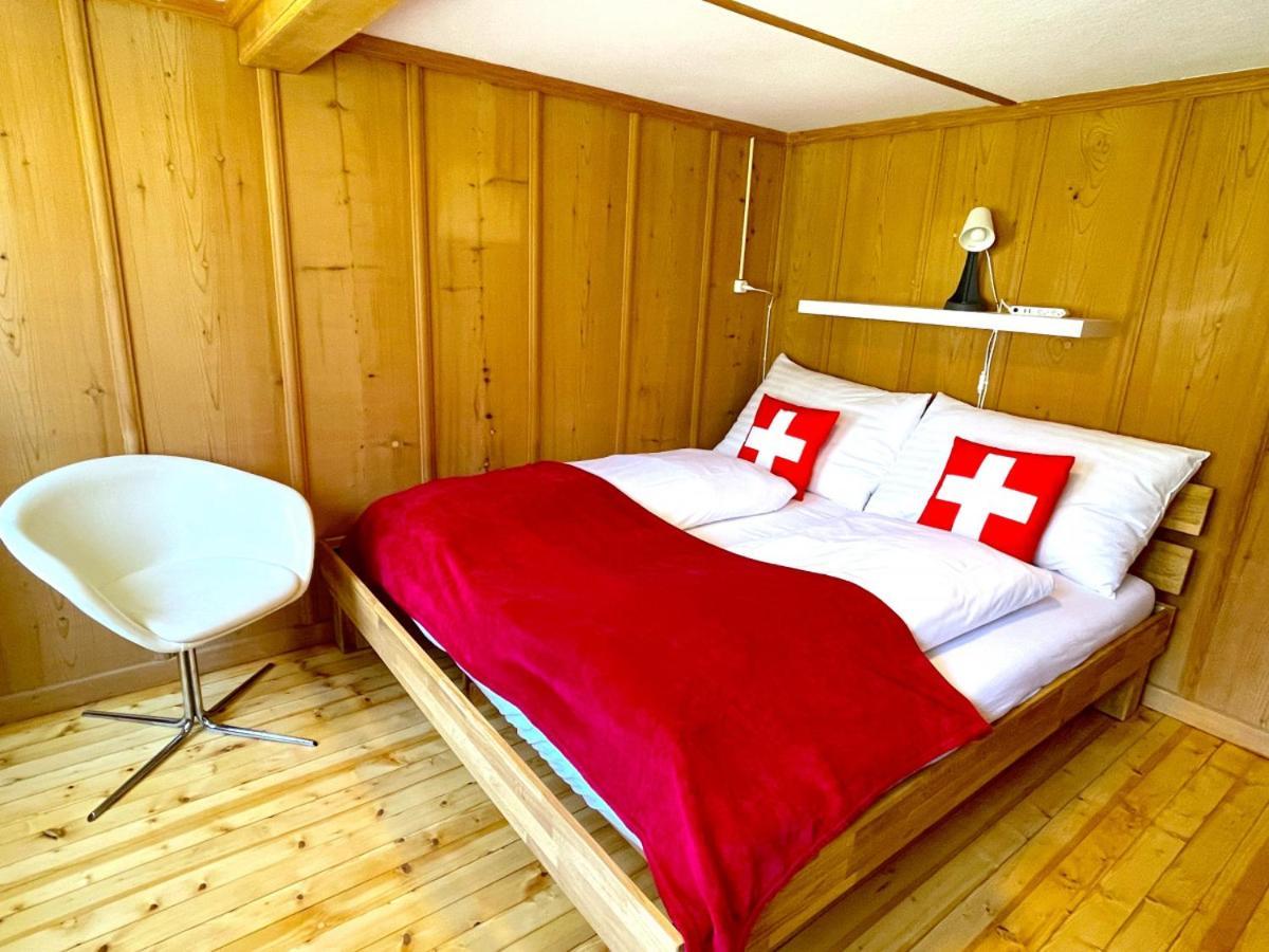 Swisshut Stunning Views Alps Lake - Chalet Erli Därligen Εξωτερικό φωτογραφία