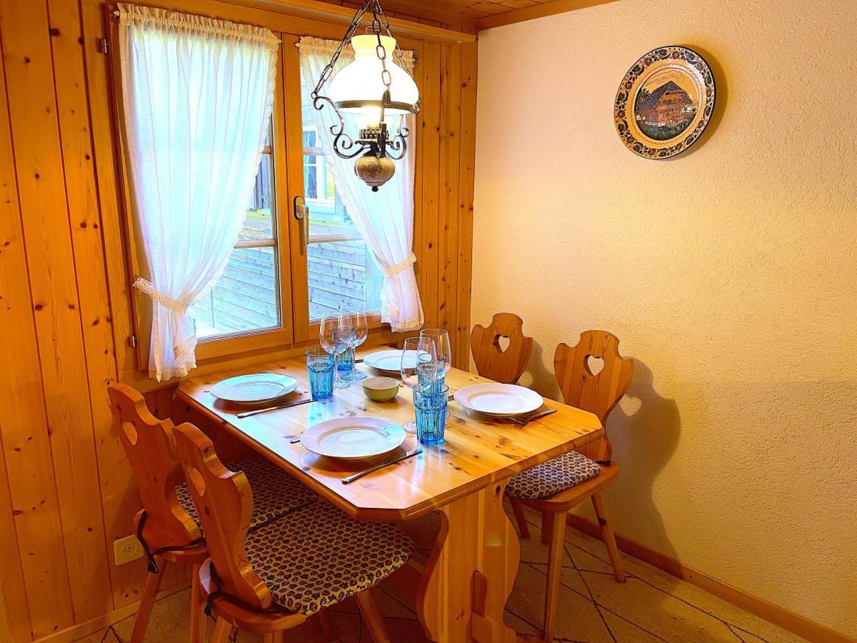 Swisshut Stunning Views Alps Lake - Chalet Erli Därligen Εξωτερικό φωτογραφία